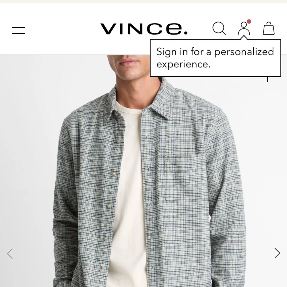 Vince Highclere Plaid Flannel Shirt